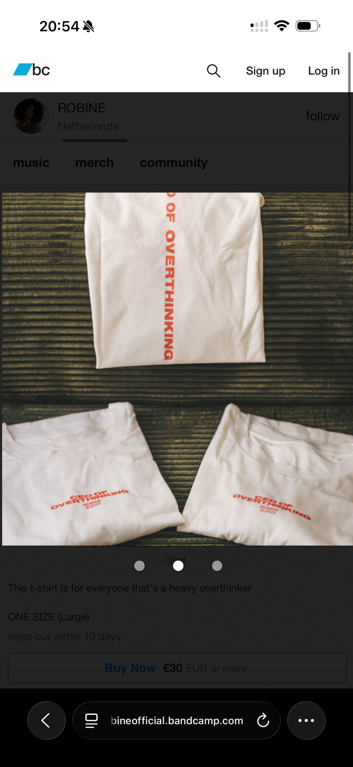 OVERTHINKER T-SHIRT